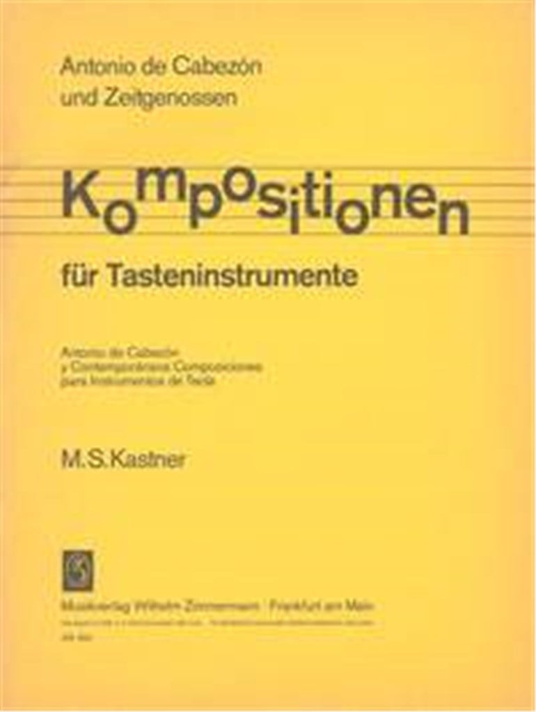 Kompositionen von A. de Cabezón und Zeitgenossen